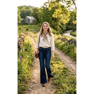 AG Adriano Goldschmied, Belle Flare, Made in USA Denim, Women's Size 28 Stretchy